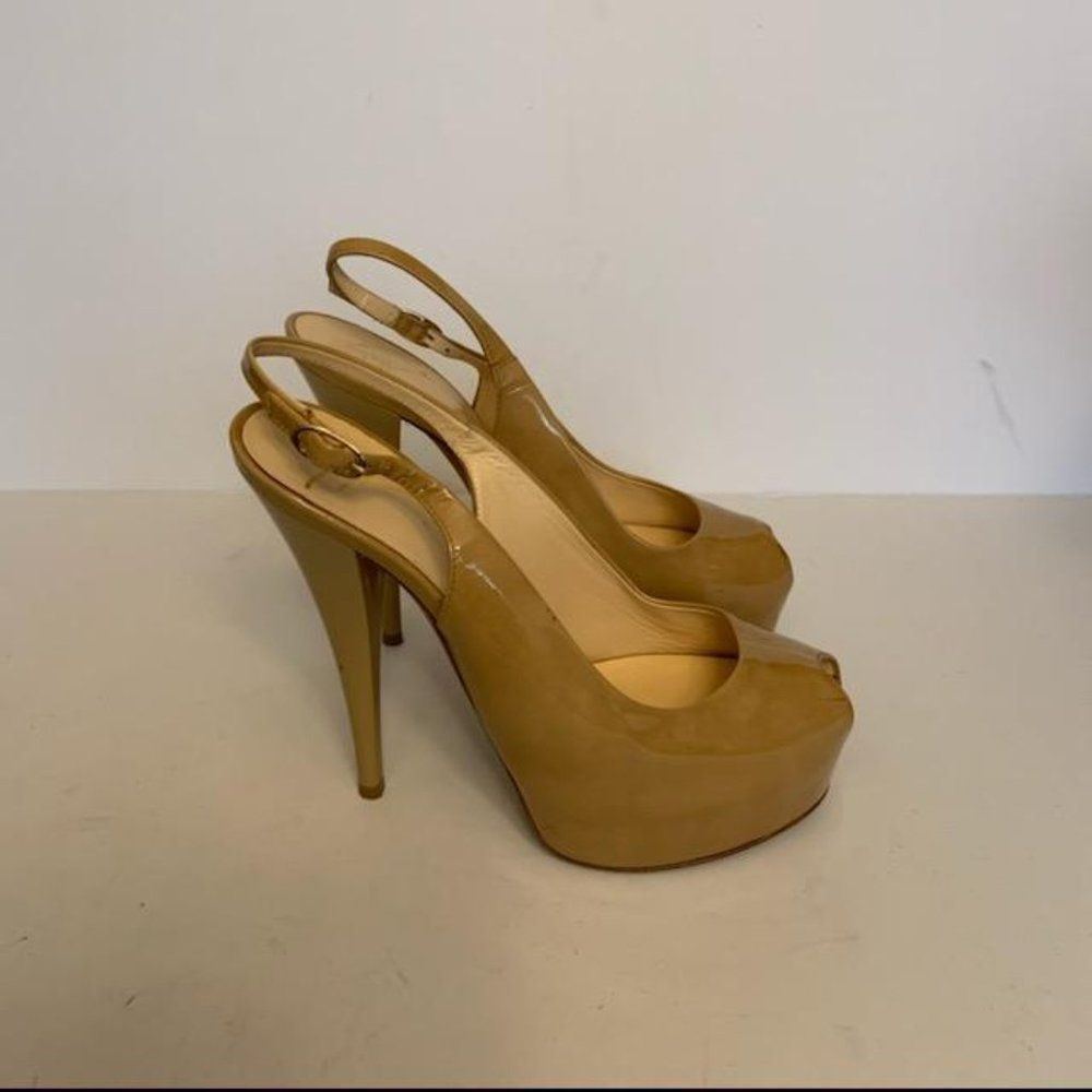 Giuiseppe Zanotti Design PeepToe Stiletto Size 7.5 - Picture 9 of 16